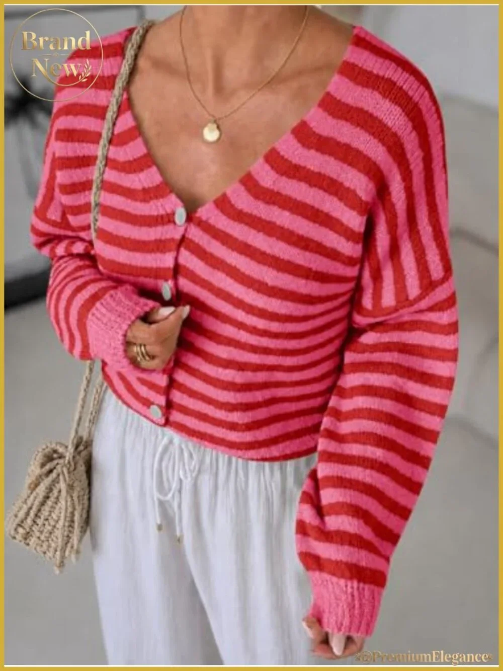 N/A cozy striped